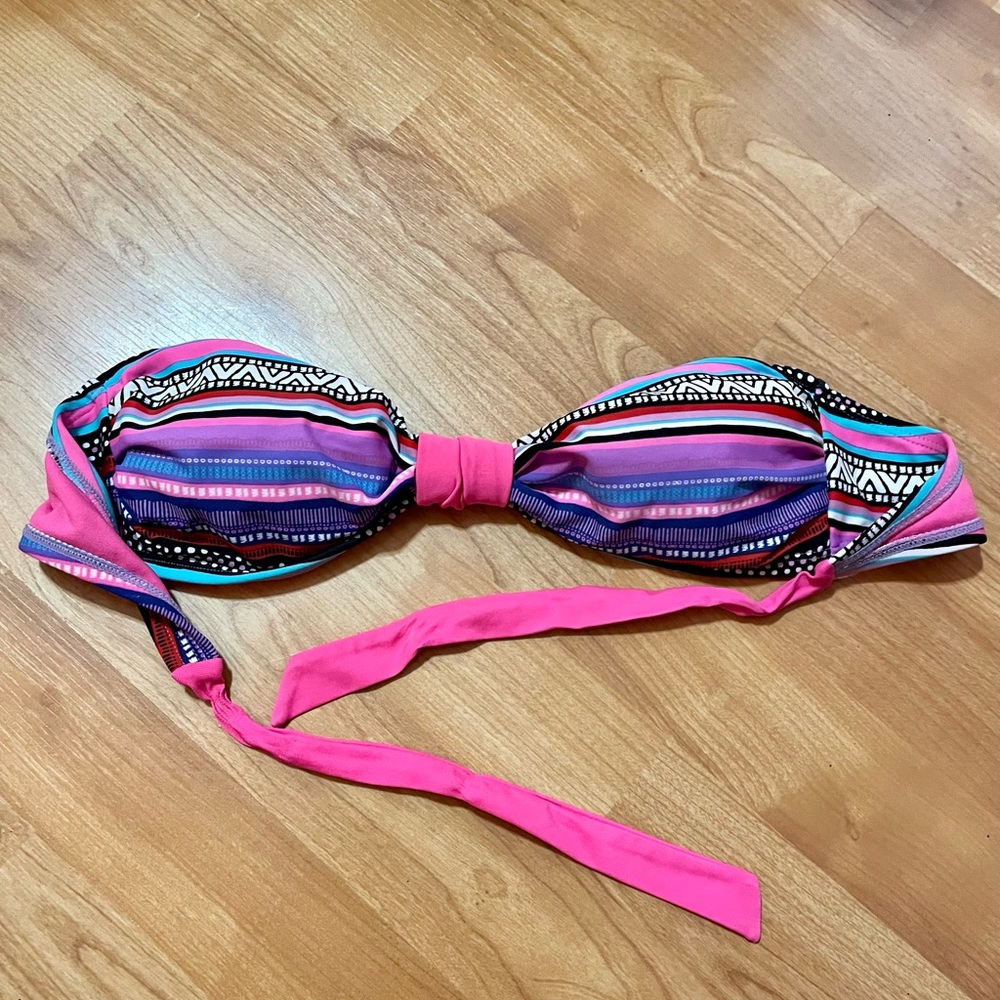 💲5 add to purchase! Tribal Print Festival Bandeau Bikini Top
